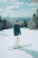 Me at the top of a ski hill - 1996